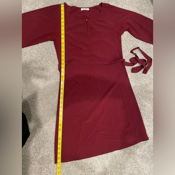 Xtaren Burgundy Red Dress - Picture 12 of 13